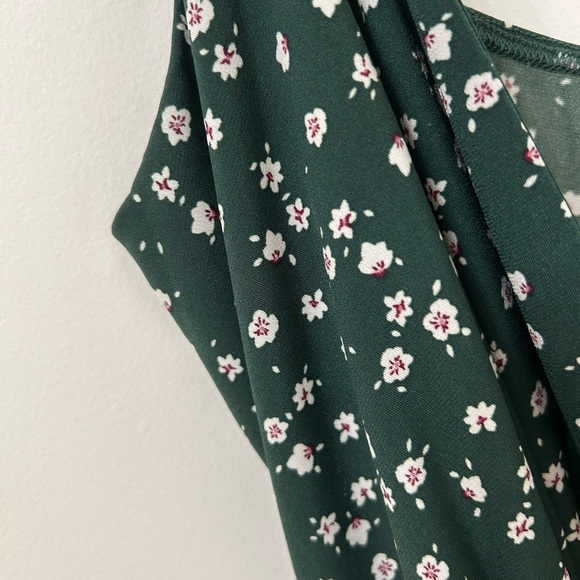 Kaileigh Green Jumpsuit with Tie Waist - Picture 2 of 4